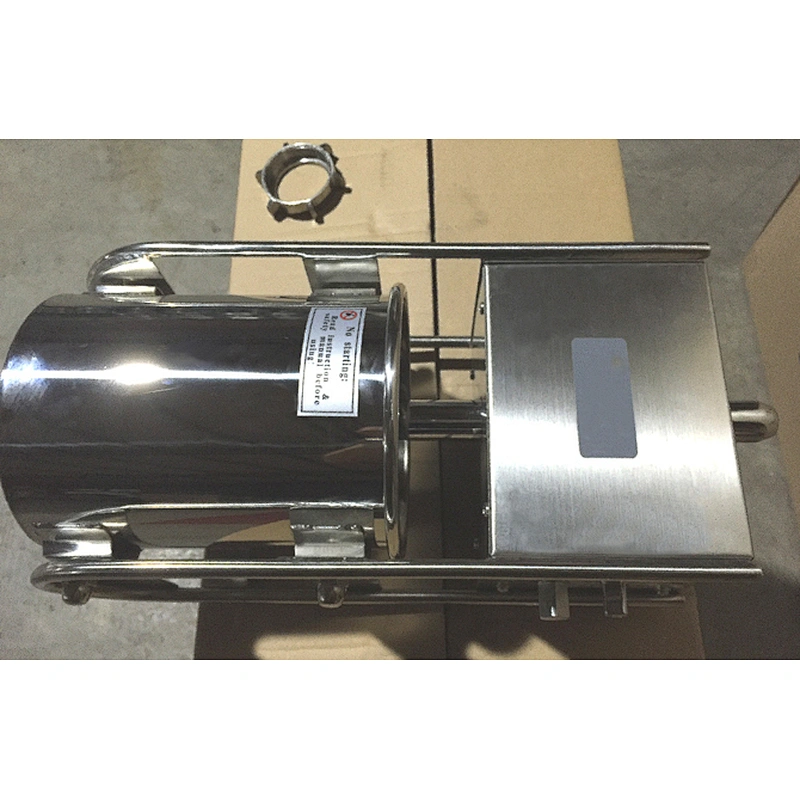 High Efficiency Stainless Steel Horizontal Sausage Stuffer and Maker to Making Sausage