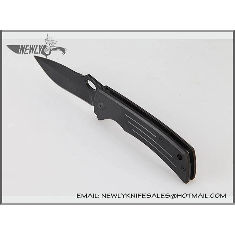 Stainless Steel Knife Tactical Folding Knife Titanium