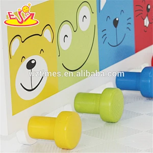 wholesale high quality colorful wooden kids hook for sale W09B041