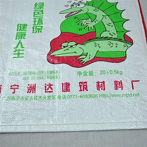 Custom white packaging bag for ceramic tile use, pp valve port bag