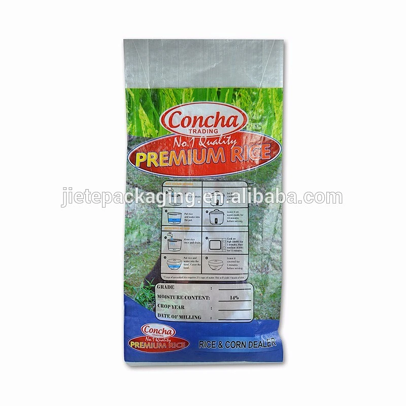 Brand new natural healthy rice/corn recyclable pp woven bag