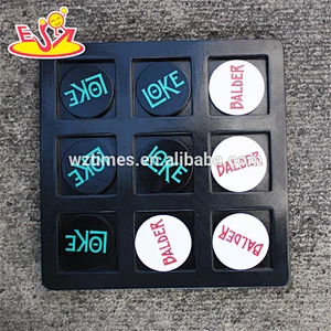 2018 wholesale kids toy wooden tic tac toe new design children toy noughts and crosses game wooden tic tac toe W01B036