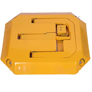 Durable steel waterproof anti-theft vehicle manual parking lock