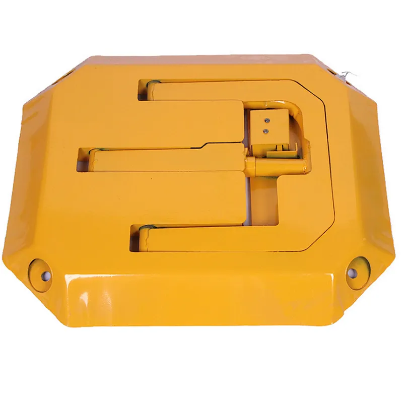 Durable steel waterproof anti-theft vehicle manual parking lock