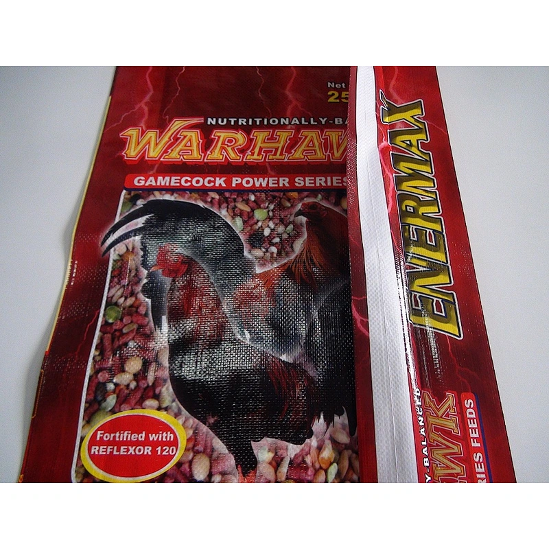 High quality customized new material 25kg 50kg pp woven chicken feed bag