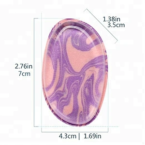 Face egg foundation beauty sponge cosmetic makeup silicone sponge cheap non-latex powder shaped blending konjac puff
