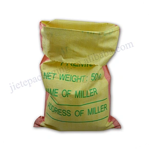 Factory supply cheap plastic pp woven bag for 25kg wheat flour
