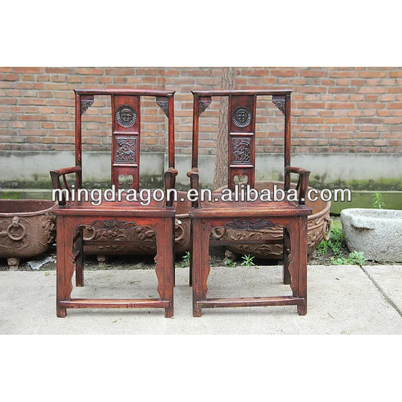 Chinese Antique furniture wooden indoor arm chair