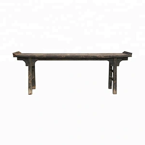 oriental chinese antique rustic distressed table living room furniture