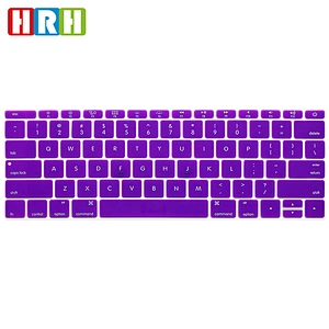 Colored Laptop Keyboard Skin US Silicone Keyboard Cover Film custom keyboard skin For Macbook 12 a1534 skins