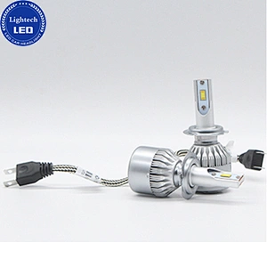Dual Color C6 Led Headlight 36W COB Headlight Bulb H4 H11 H11/H9/H8 9005/HB3 9006/HB4 H7 LED Headlight Kits
