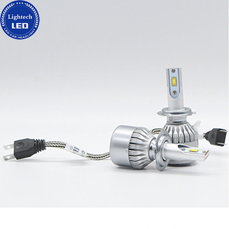 Dual Color C6 Led Headlight 36W COB Headlight Bulb H4 H11 H11/H9/H8 9005/HB3 9006/HB4 H7 LED Headlight Kits