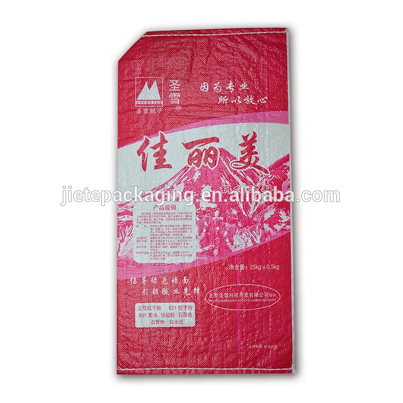 industrial use bopp laminated construction putty, mortar, coating, cement pp woven valve bag