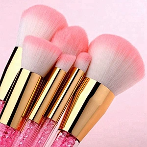 6 piece cosmetic brushes synthetic kabuki professional colorful custom logo makeup brushes set