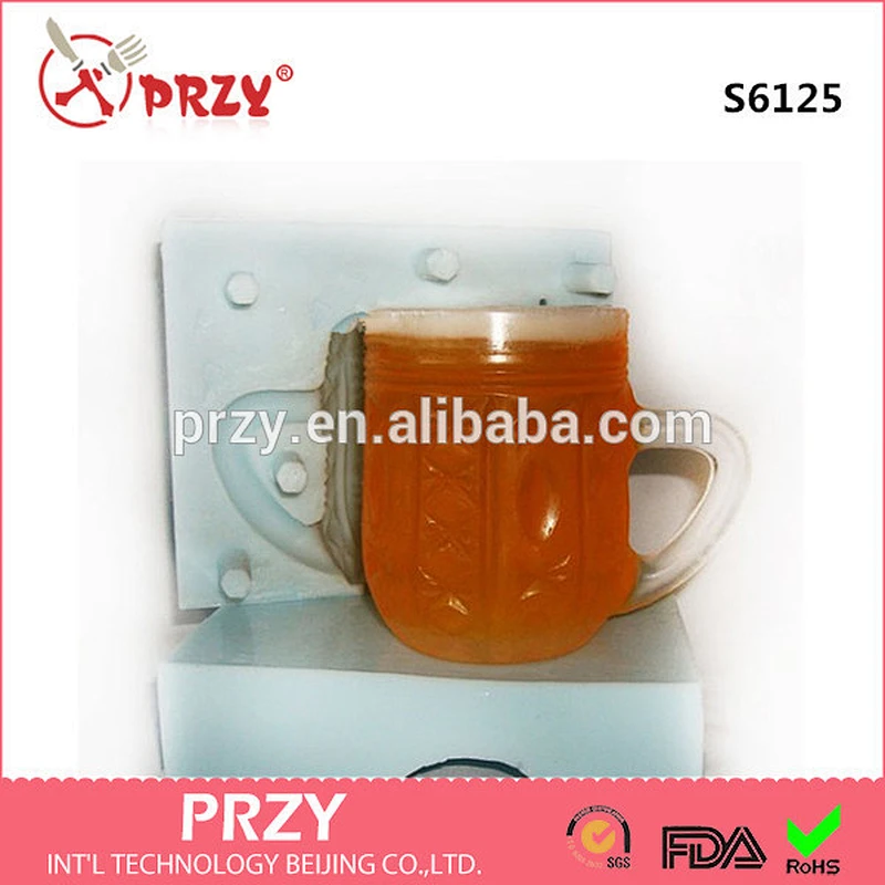 Silicone soap mold Mug of beer shape