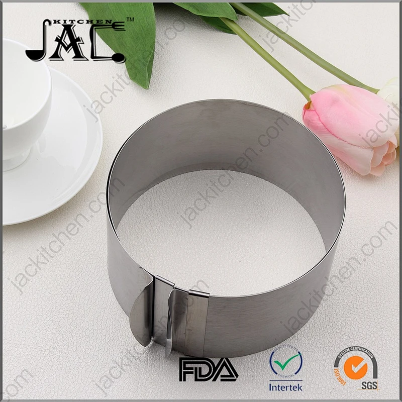 Manual Stainless Steel Adjustable Cake Mousse Mold