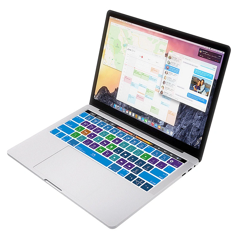 Slim Final Cut Pro X Hotkey TPU Keyboard Covers for macbook protector for Macbook Pro 13 Inch Touch Bar keyboard skin