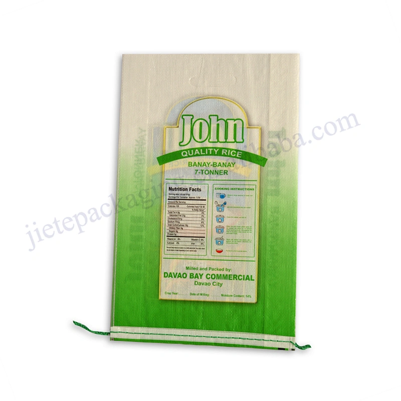 Wholesale 5kg bopp laminated pp woven bulk rice packaging bag