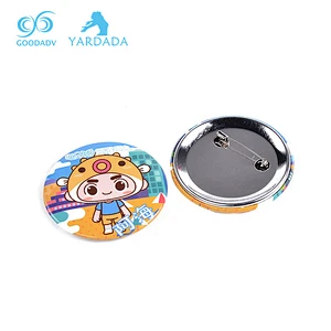 Business gift souvenir promotion round shape buttons badge / custom made plastic buttons