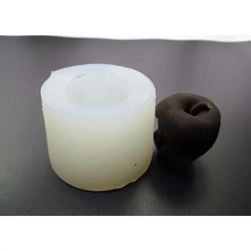 SG0003 Apple With a Bite Shaped soap Mold Cake Decoration tools 3d handmade silicone mould