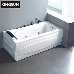 Indoor One Person Free Standing Portable Sex Hot Bath Tubs With Headrest And Fauset K-8843(L/R)