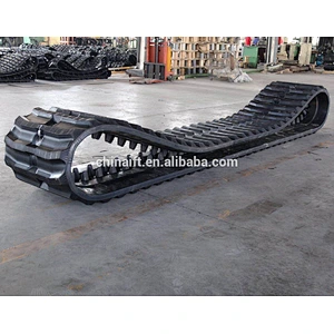 crawler undercarriage rubber track for excavator