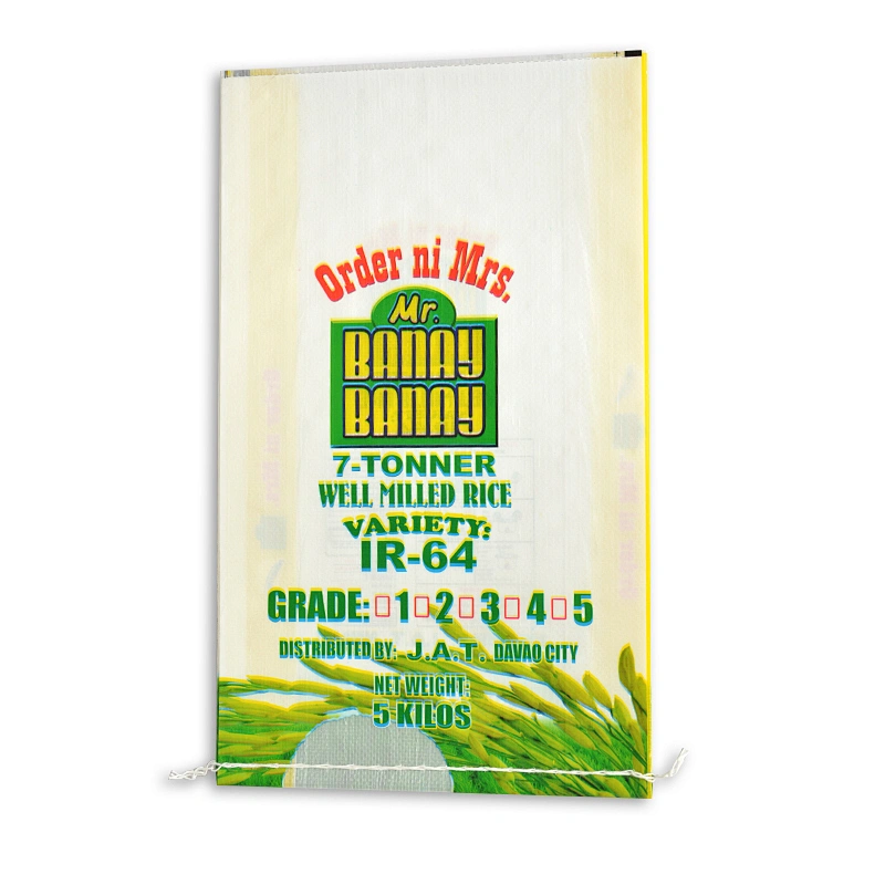 High quality cheap bopp laminated polypropylene rice bag 5kg