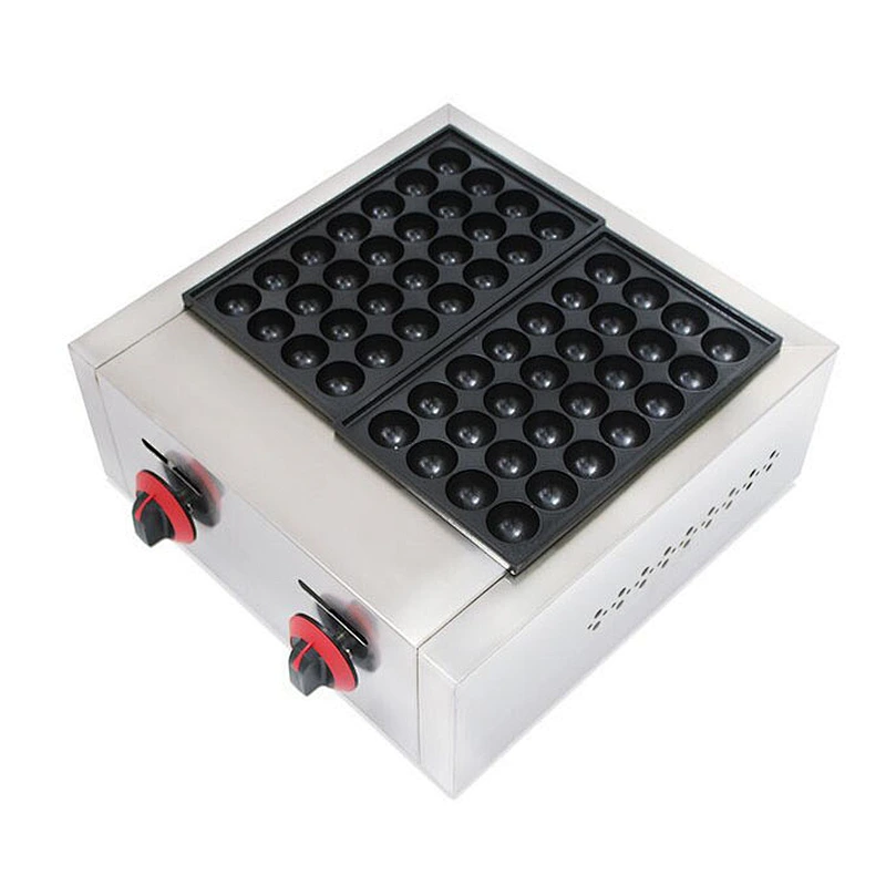 Popular Automatic Stainless Steel Commercial Takoyaki Making Machine and Gas Fish Ball Machine