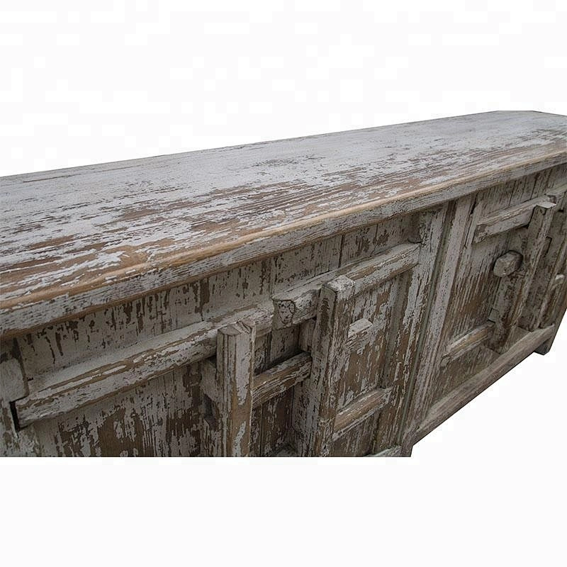 wholesale chinese antique distressed rustic storage sideboard furniture