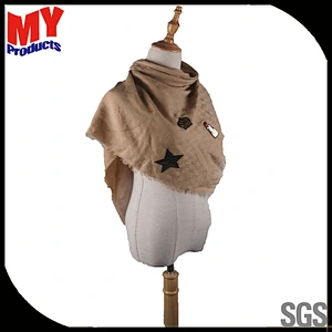 Cheap price custom latest design knitted scarf