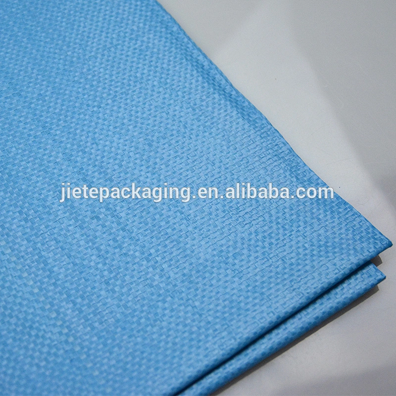 Cheap hot sale large bopp laminated pp woven knitting bag for powder packing
