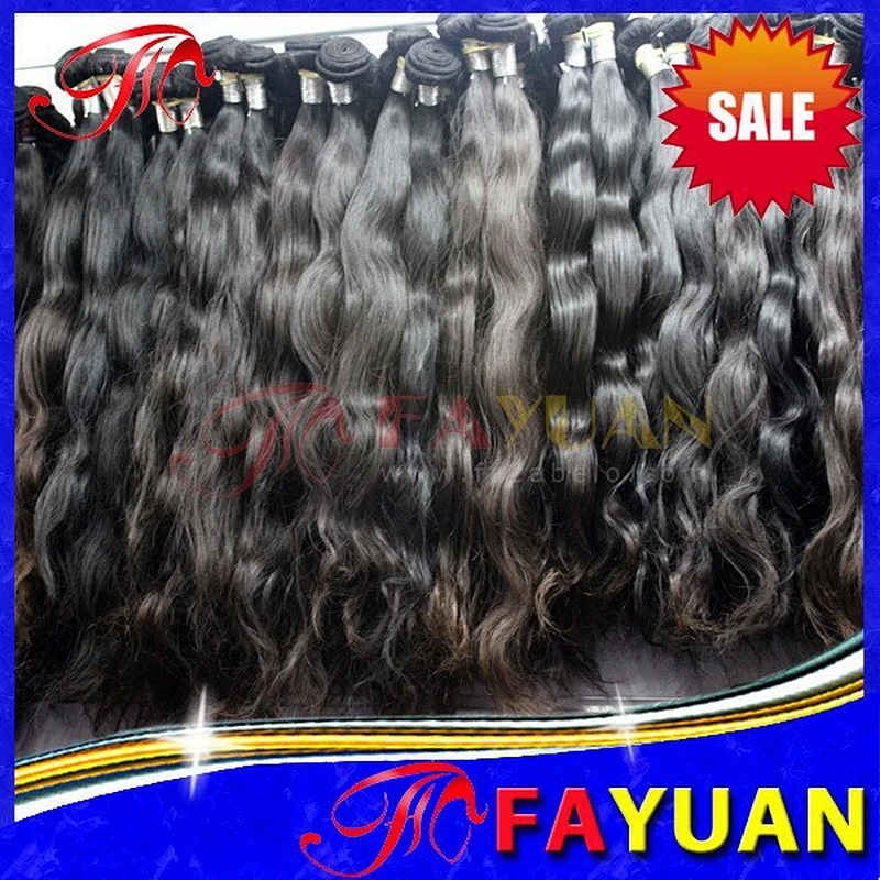 Wholesale dyeable 7 A grade body wave unprocessed virgin indian hair weaving