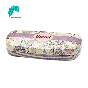 New Sweet Design Floral Hard Shell Glasses Case for Ladies