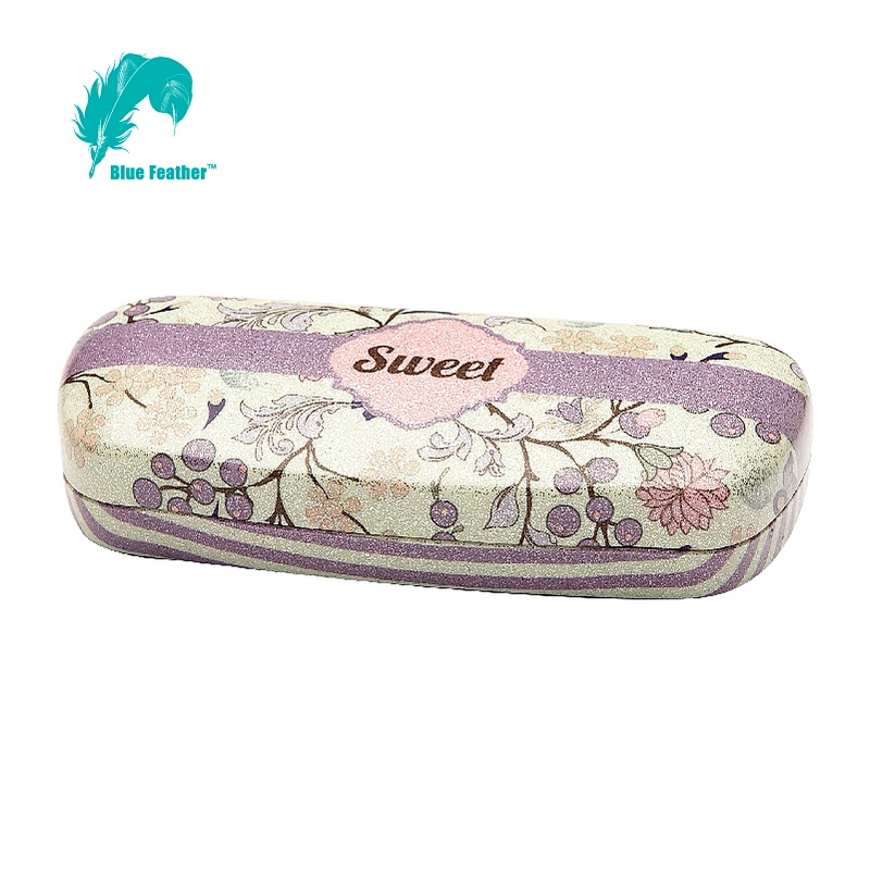 New Sweet Design Floral Hard Shell Glasses Case for Ladies