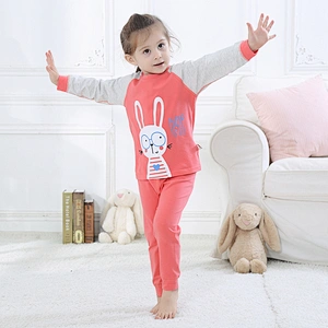 Latest wholesale Baby Infant Toddler girls Clothes 100% cotton Sleepwear Pyjama Set