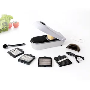 Kitchen multifunctional manual plastic fruit vegetable dicer