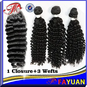 Beautiful style top grade unprocessed human hair Tight wavy yaki pattern