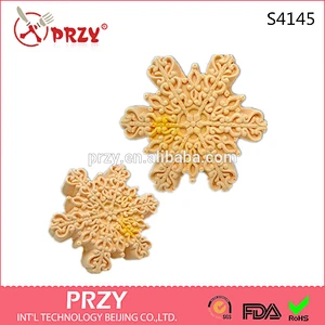 S4145 PRZY Silicone Soap Floating Candle Mold Snowflake silicone snowflake baking molds
