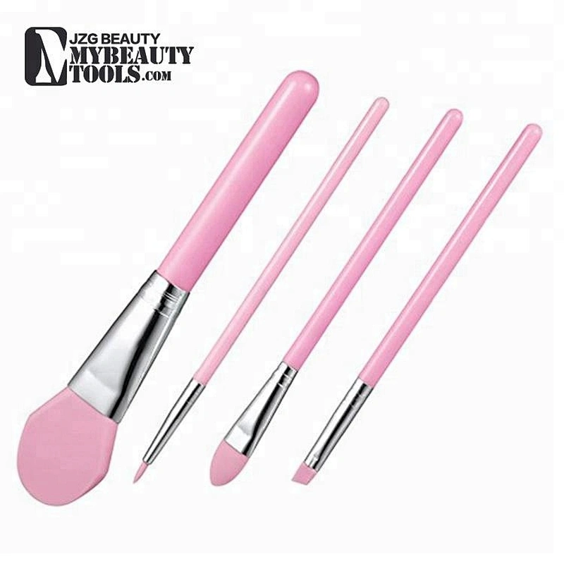 JZG 4PCS High Quality Silicone Head Mask Foundation Makeup Brush