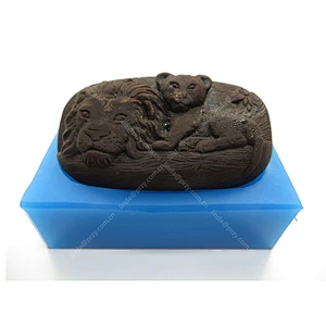 Lion Pattern Handmade SOAP mold Cake mould Silicone Aroma stone molds