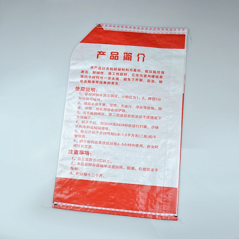 Guaranteed quality laminated plastic pp woven cement bag 25kg 50kg