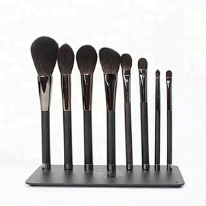 Customized Logo Magnet 8pcs Makeup Brush Set With Wood Handle