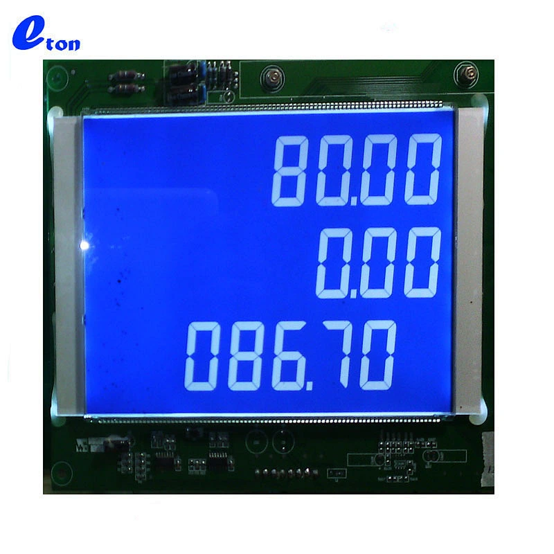 TN LCD 22Digit 168Pin Fuel Dispenser LCD Display lcd 7 segment