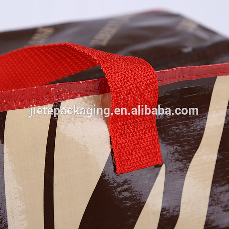 carrying soft loop handle pp woven shopping bags