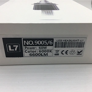 auto parts Super bright led headlight bulb 60w 66000LM led bulbs 9005 9006 led car headlight