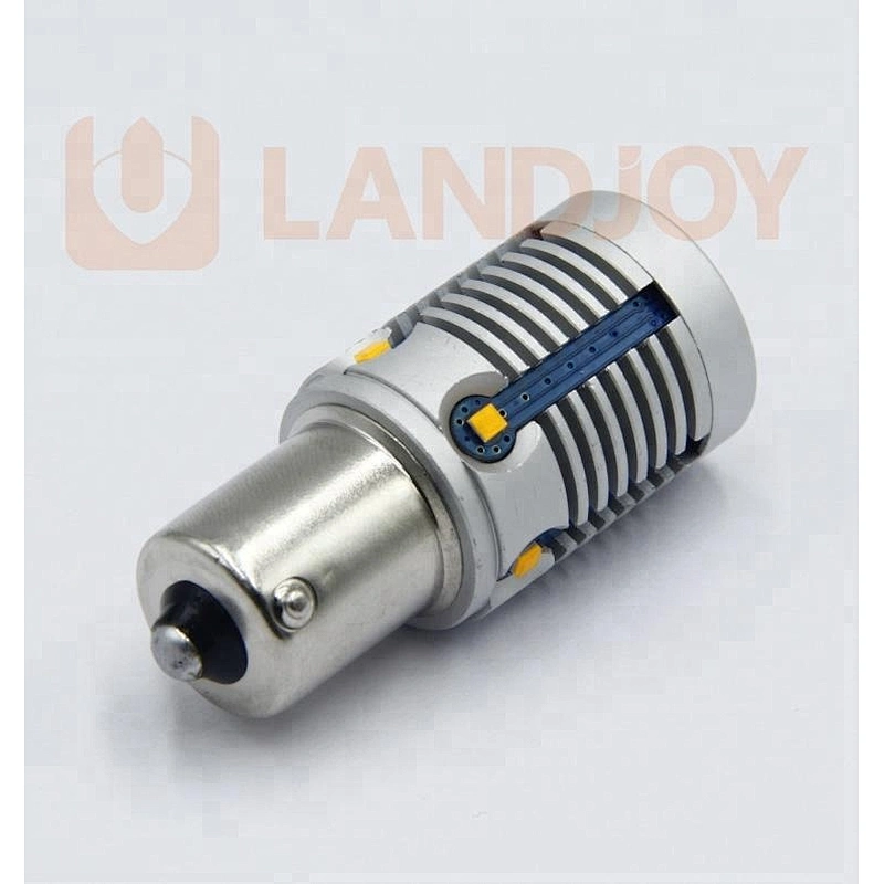 Temperature controller S1 CSP Y20 singal led auto light T20 7440 S25 1156 BA15S 850LM LED amber yellow for cars trucks DRL