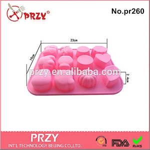 pr260 przy Funny mixed designs silicone chocolate mold