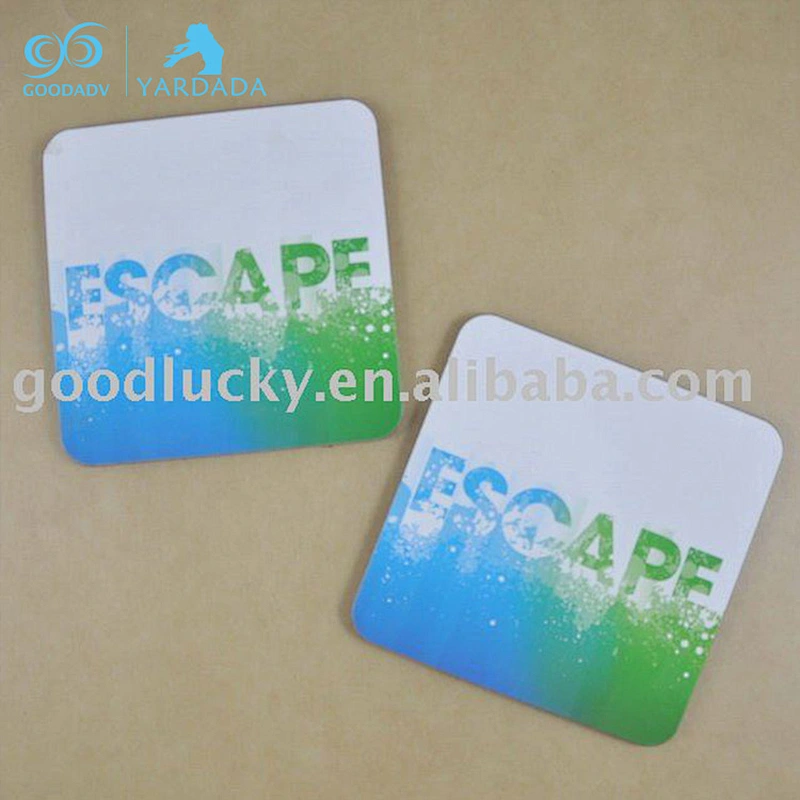 Newest Wholesale Personalized Beverage MDF Square Cup Coaster