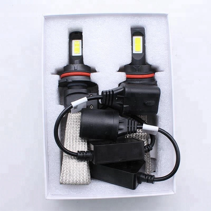 GT7 Fanless 9004 HI/LO LED Headlight Bulbs Conversion Kit For Cars