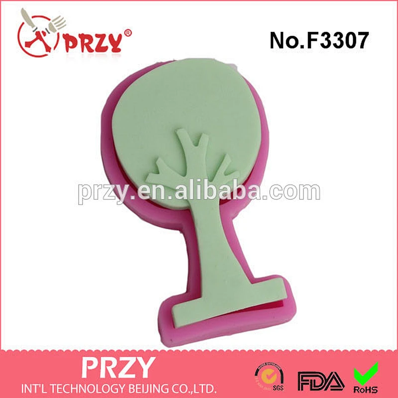 F3307 tree Craft Art Silicone mold Craft Molds DIY Handmade fondant cake Decorating molds